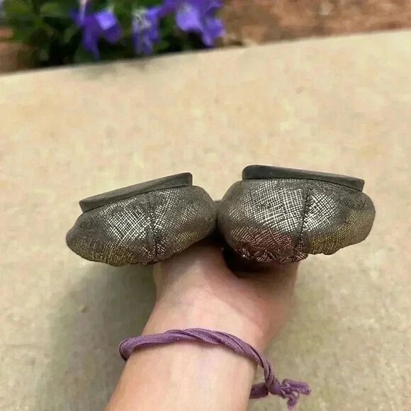 Tory Burch Metallic Flats - Picture 9 of 16